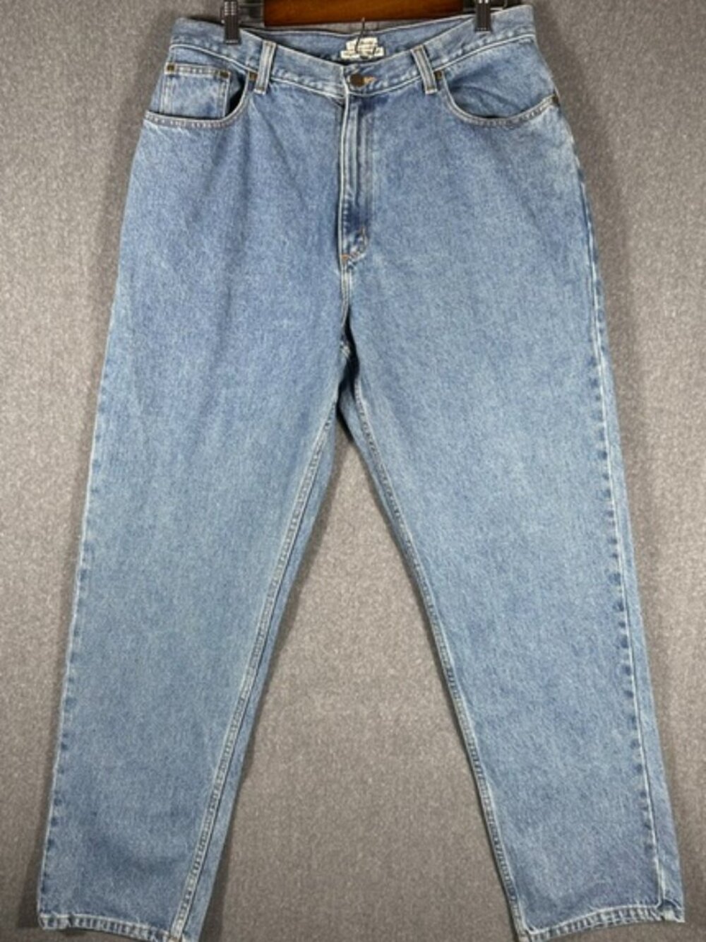 LL Bean Relaxed Fit Jeans Womens Sz 16MT Blue Original Fit Straight Leg Vintage